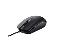 Trust Souris Optique Basi 1200 DPI USB Type-A Ambidextre 3 Boutons Noire - Câble 1.6m - Compatible Windows, macOS, ChromeOS