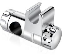 TRUST-Support douchette, rusee Barre murale Barre de douche réglable Support pour douchette encoche Grade plastique ABS chrome terminé, 18¿25 mm Diamètre extérieur Slide Bar douche Pince de Salle de