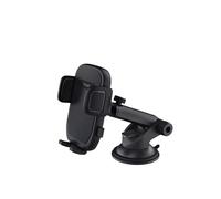 Trust Support Smartphone Runo Noir - Fixation Voiture - Clamp ABS - Écrans 4" à 7" - Orientation Verticale - 80x60x115mm - 188g