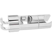 TRUST-Support universel de pommeau de douche réglable de 16 à 26 mm pour barre de douche, rotatif à 360°, double ouverture, design ABS, plastique chromé, argenté, GJ6027