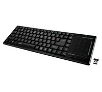 Trust Tacto RF sans Fil Noir - Claviers (Standard, sans Fil, RF sans Fil, Noir)