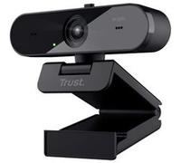 Webcam Trust TW-250 QHD 2560 x 1440 Pixel pied de support, support à pince