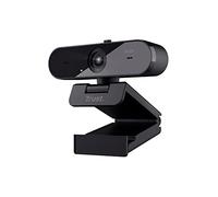 Trust Taxon Webcam 2K QHD, 85% Plastique Recyclé, 2560x1440p, Filtre de Confidentialité, Autofocus, 2 Microphones, Grand Angle, Caméra Web USB pour Teams, Zoom, Skype, PC, Laptop, Mac, Macbook