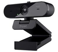 Trust Webcam Taxon 2K QHD Autofocus 2 microphones Filtre confidentialité 85% Plastique Recyclé