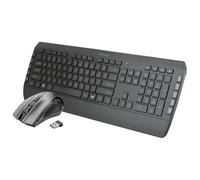 Trust Tecla-2 Pack clavier souris Maison RF sans fil QWERTY Espagnole Noir