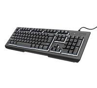 TRUST TECLADO LITO - 12 TECLAS Multimedia - RETROILUMINACION LED Blanca - Cable 1.5M - USB