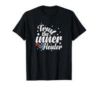 Trust The Inner Healer Dicton drôle T-Shirt Graphique avec Valeur, Homme, Noir, M