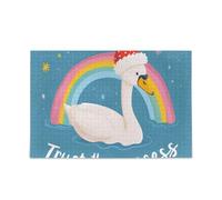 Trust The Process Swan Puzzle en bois 500 pièces
