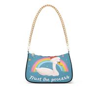 Trust The Process Swan Sac à main tendance pour femme