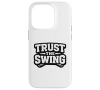Trust The Swing Golf Buddies Golf Citations Vibe Golfers Coque pour iPhone 14 Pro