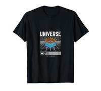 Trust The Universe Pop Electric Energy Eye Nuages Seer Retro T-Shirt
