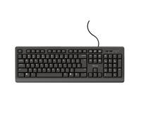 Trust TK-150 clavier Bureau USB QWERTZ Allemand Noir