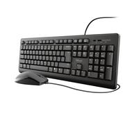 Trust TKM-250 Clavier Souris inclus USB QWERTY Italien Noir