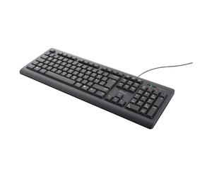 Trust TKM 250 kabelgebundenes Tastatur & Maus Set (USB, QWERTZ 1,8m Kabellänge)