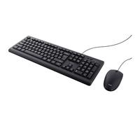 Trust Clavier et souris TKM-250 – USB filaire – Disposition QWERTZ allemande