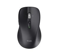 Trust Treva Souris sans Fil avec Molette Ultra-Rapide et Défilement Horizontal, Bluetooth + 2.4 GHz, Boutons Silencieux, 85% Plastique Recyclé, Souris Bluetooth Multi-Appareils PC Mac, Noir