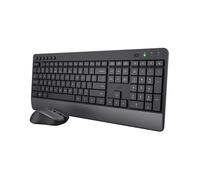 Trust Trezo clavier Souris incluse Universel RF sans fil QWERTY Espagnole Noir