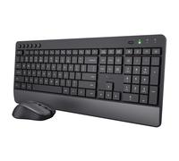 Trust Trezo clavier Souris incluse Universel RF sans fil QWERTZ Allemand Noir