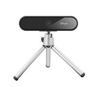 Trust Tyro Webcam Full HD 1080p avec Micro Intégré, Web Caméra d’Ordinateur USB pour PC, Ordinateur Portable, Laptop, Macbook, Mac, Video, Youtube, Skype, Teams, Zoom - Noir