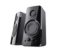 Trust Tytan Enceinte PC 2.0 pour Ordinateur, 36 Watt, Jack 3.5 mm, Alimentation USB, Speaker avec Connexion Line-in pour Tablette, Téléphone, PC, Laptop - Noir