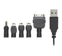 Trust USB Charge Tip Pack for Portable Music & Gaming Devices - câble de chargement pour iPhone / iPod / console de jeu G