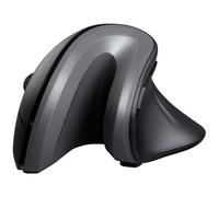 Trust Verro Souris Ergonomique Verticale sans Fil pour Droitier, Angle vertical de 60° - Noir
