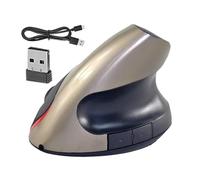 Trust Verto Souris verticale sans fil ergonomique avec micro-récepteur USB stockable, capteur de haute précision stable pour ordinateur de bureau, PC, réduit la masse musculaire