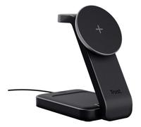 Viro - Support de chargement sans fil - magnétique, 3-en-1 - 20 Watt - noir