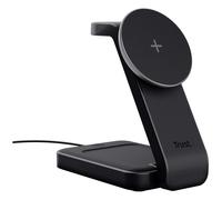 Viro - Support de chargement sans fil - magnétique, 3-en-1 - 20 Watt - noir