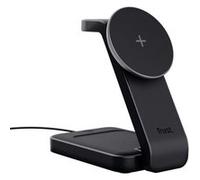 Trust Viro - Support de chargement sans fil - magnétique, 3-en-1 - 20 Watt - noir Noir G