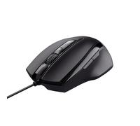 Trust Souris Filaire USB Voca 800–2400 DPI Ergonomique 2 boutons de pouce Noir