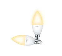 Trust WIFI E14 Ampoule Connectée, Compatible avec Alexa et Google Home, Ampoule LED Dimmable E14, Sans Hub, 2.4GHz Lampe LED, Ampoule WiFi, Lumière Blanche Chaude à Froide - Lot de 2