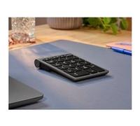Trust Pavé numérique Xalas – 22 touches sans fil 2,4 GHz avec récepteur USB – Argent