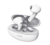 Trust Yavi Casque True Wireless Stereo (TWS) Ecouteurs Appels/Musique USB Type-C Bluetooth Blanc