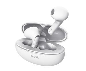 Trust Yavi Casque True Wireless Stereo (TWS) Ecouteurs Appels/Musique USB Type-C Bluetooth Blanc