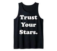 Trust Your Stars Inspirational Cosmic Message Débardeur
