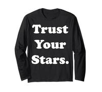 Trust Your Stars Inspirational Cosmic Message Manche Longue