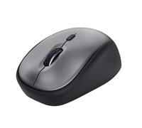 Trust Souris sans fil Yuki – silencieuse, ambidextre, 800–1600 DPI, récepteur USB stockable – Noir