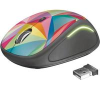 Trust Yvi FX Mini Wireless Mouse/ Jusqu'à 1600 DPI/ Multicolore