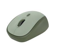 Trust Yvi+ Souris sans Fil Silencieuse avec Conception Durable, 800-1600 DPI, Ambidextre, Récepteur USB Stockable, Compacte - Vert