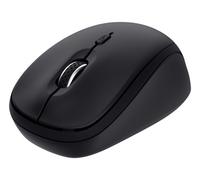 Trust YVI+ MULTI-DEVICE WIRELESS MOUSE BLACK Souris sans fil, Bluetooth, USB noir 3 Boutons