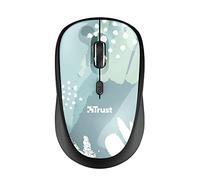 Trust Yvi Souris sans Fil pour Ordinateur avec Micro-Récepteur USB, 800/1600 DPI, pour Gauchers et Droitiers, Souris Optique Compacte sans Fil pour PC, Mac - Bleu