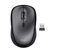 Trust Yvi+ Souris sans Fil Silencieuse avec Conception Durable - 800-1600 DPI - Récepteur USB - Noir