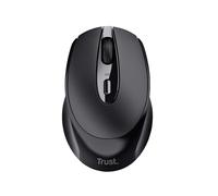 Trust Zaya Souris Rechargeable sans Fil (Microrécepteur USB, adaptée aux gauchers et aux droitiers, 4 Boutons, USB-C pour recharger la Batterie) Noir