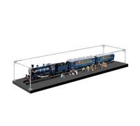TRUSTFAR Vitrine acrylique anti-poussière conçue pour Lego 21344 Orient Express Ideas Series Train Model Boîte de rangement transparente compatible avec Lego 21344 (pas de modèle) (2 mm)