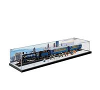 TRUSTFAR Vitrine acrylique anti-poussière pour Lego 21344 Orient Express Ideas Series Train Model Boîte transparente Boîte de rangement