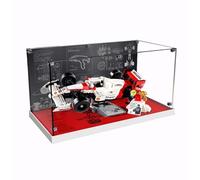 TRUSTFAR Vitrine en acrylique anti-poussière conçue pour LE-GO 10330 McLaren MP4/4 et Ayrton Senna Building Block Model, boîte transparente, boîte de présentation compatible avec Le-go 10330 (sans