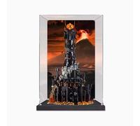 TRUSTFAR Vitrine en acrylique anti-poussière conçue pour LE-GO 10333 Lo/rd of The Rings Tower Building Block Model, boîte transparente, boîte de présentation compatible avec Le-go 10333 (sans modèle)