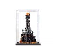 TRUSTFAR Vitrine en acrylique anti-poussière conçue pour LE-GO 10333 Lo/rd of The Rings Tower Building Block Model, boîte transparente, boîte de présentation compatible avec Le-go 10333 (sans modèle)