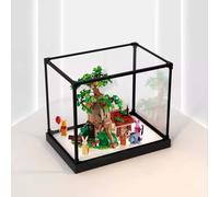 TRUSTFAR Vitrine en acrylique anti-poussière conçue pour LE-GO 21326 Win/nie The Po/Oh Building Block Model, boîte transparente, boîte de présentation compatible avec Le-go 21326 (sans modèle) (base